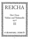 3 Duos op.4,3 fr Violine und Violoncello