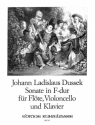Sonate F-Dur op.65 fr Flte, Violoncello und Klavier