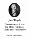 Divertimento A-Dur Hob.XI:21 fr Flte, Viola und Violoncello Stimmen