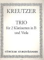 Trio fr 2 Klarinetten und Viola Stimmen