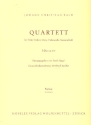 Quartett B-Dur op.8,5 fr Flte und Streichtrio Partitur und 4 Stimmen