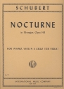 Nocturne E flat major op.148 for piano, violin and cello