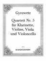 Quartett Es-Dur Nr.5 fr Klarinette, Violine, Viola und Violoncello