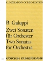 2 Sonaten fr Orchester Partitur
