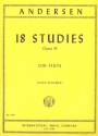 18 Studies op.41 for flute solo