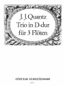 Trio D-Dur fr 3 Flten Partitur
