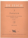 3 Sonaten op.7  fr 2 Flten und Bc