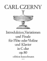 Introduktion, Variation und Finale C-Dur op.80 fr Flte und Klavier