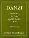 Konzert d-Moll Nr.2 op.31 fr Flte und Orchester fr Flte und Klavier