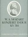 Konzert D-Dur KV314 fr Flte und Orchester fr Flte und Klavier