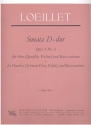Sonate D-Dur op.5,4 für Oboe (Flöte, Violine)  und Bc