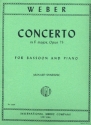 Concerto op.75 for bassoon and piano