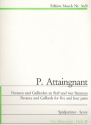 Pavanen und Gaillarden zu 5 und 4 Stimmen Spielpartitur