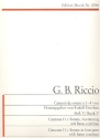 Canzona 11 und Sonate fr 4 Stimmen (SATB) und Bc Partitur und 5 Stimmen