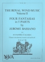 4 fantasias in 5 parts for 5 recorders (SSATB), score+parts Holman, Peter, ed