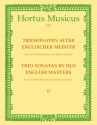 Triosonaten alter englischer Meister Band 2 fr 2 Altblockflten und Bc Partitur und 3 Stimmen