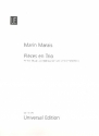 Pieces en trio for 2 soprano recorders and piano score and parts,  archive copy