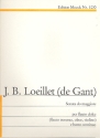 Sonate C-Dur op.1,6 fr Altblockflte und Klavier Partitur und 2 Stimmen