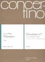 Ouverture à 7 TWV 55:C6 für 3 Oboen, 2 Violinen, Viola und Basso continuo, Cembalo (Klavier),  Err:520