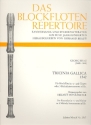 Tricinia gallica  fr Sopranblockflte und Gitarre 2 Partituren