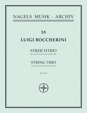 Trio op.54,2 fr 2 Violinen und Violoncello Stimmen