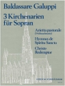 3 Kirchenarien fr Sopran und Streicher