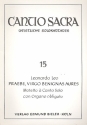 Praebe vergo benignasaures motetto a canto solo con organo obligato