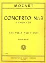 Concerto g major KV216 no.3 for viola and piano