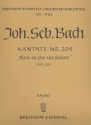 Non sa che sia dolore Kantate Nr.209 BWV209 Violoncello / Kontrabass