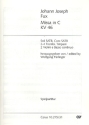 Missa C-Dur KV46 fr Soli (SATB), Chor und Orchester Blserpartitur