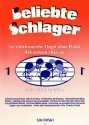 Beliebte Schlager Band 1: fr E-Orgel ohne Pedal