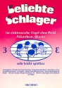 Beliebte Schlager Band 3: fr E-Orgel ohne Pedal (Akkordeon, Klavier)
