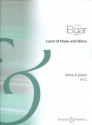 Land of Hope and Glory for medium voice and piano (en)