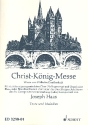 Christ-Knig-Messe op. 88 fr Chor (unisono, Volksgesang) mit Orgel oder Orchester oder Blasorch Textblatt - und Melodieblatt