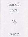 Duo (1949) for viola and cello