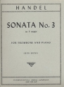 Sonata F major no.3 for trombone and piano