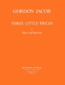 3 small Pieces for oboe and bassoon score