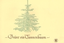 Grnt ein Tannenbaum fr Gesang und Klavier