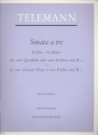 Sonata a tre G-Dur fr 2 Flten (2 Violinen) und bc