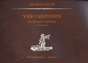 4 Canzonen für Trompete und Orgel