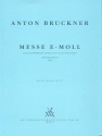 Messe e-Moll 2. Fassung 1882 fr gem Chor und Blser Klavierauszug