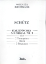 Italienisches Madrigal Nr.3 fr 2 Trompeten, Horn, 2 Posaunen Partitur und 5 Stimmen