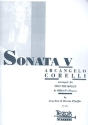 Sonata V  fr 2 Trompeten und Orgel (Klavier)