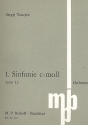 Sinfonie c-Moll Nr.1 op.12 fr Orchester Studienpartitur