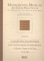Canzoni di diversi con ogni sorte di stromenti  4, 5 e 6 voci Partitur (Venedig 1588)