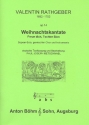 Weihnachtskantate op.14 fr Sopran, gem Chor, 2 Trompeten, 2 Violinen, Bass und Pauken Partitur