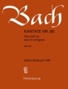 Was Gott tut das ist wohlgetan Kantate Nr.99 BWV99 Klavierauszug (dt)