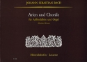 Arien und Chorle fr Altblockflte und Orgel