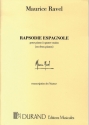 Rhapsodie espagnole transcription pour piano  4 mains ou pour 2 pianos