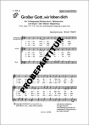 Gro�er Gott wir loben dich f�r TTBB Chor und Orgel Partitur (dt)